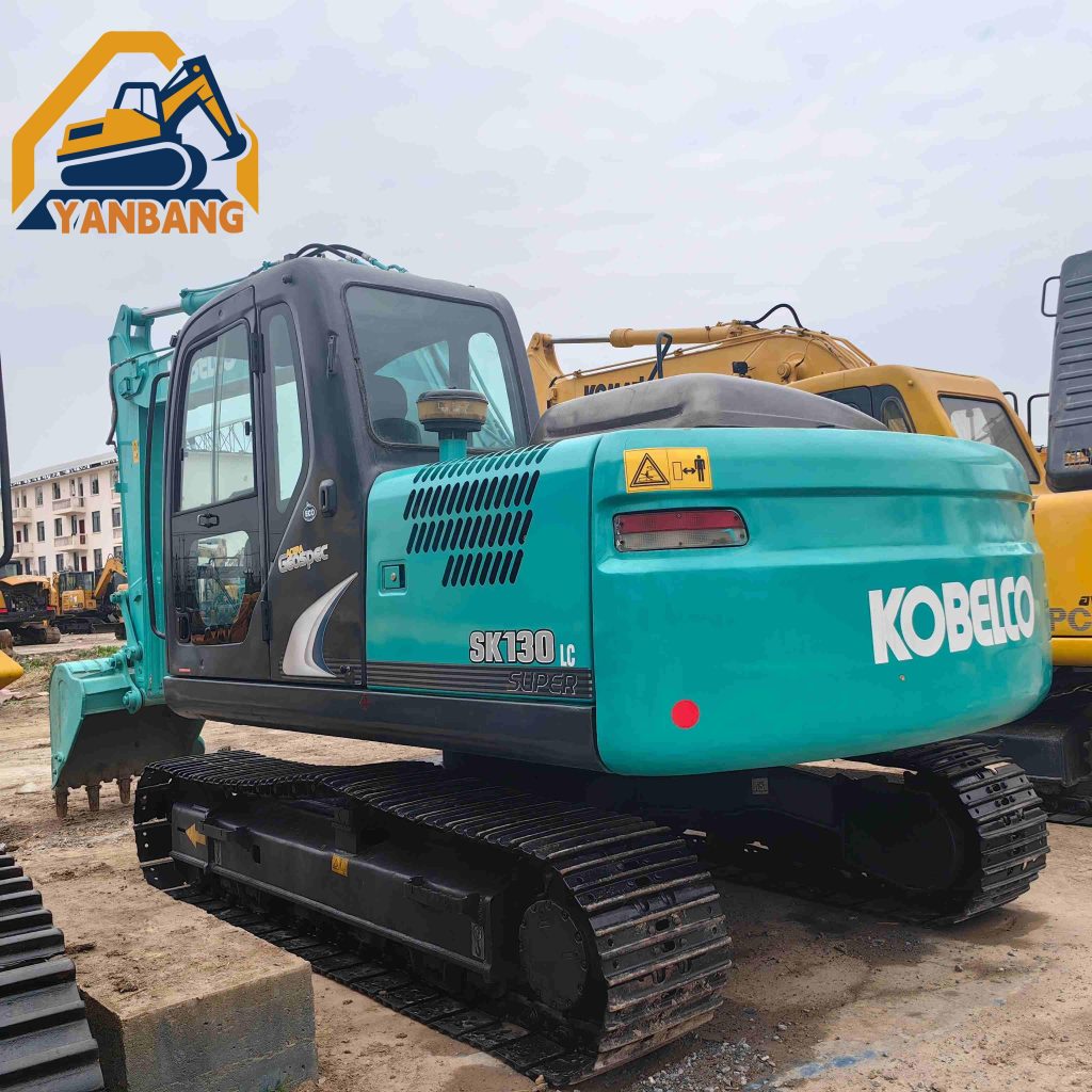 Used 13ton Kobelco SK135 Excavator In Stock-Yanbang Construction Machinery