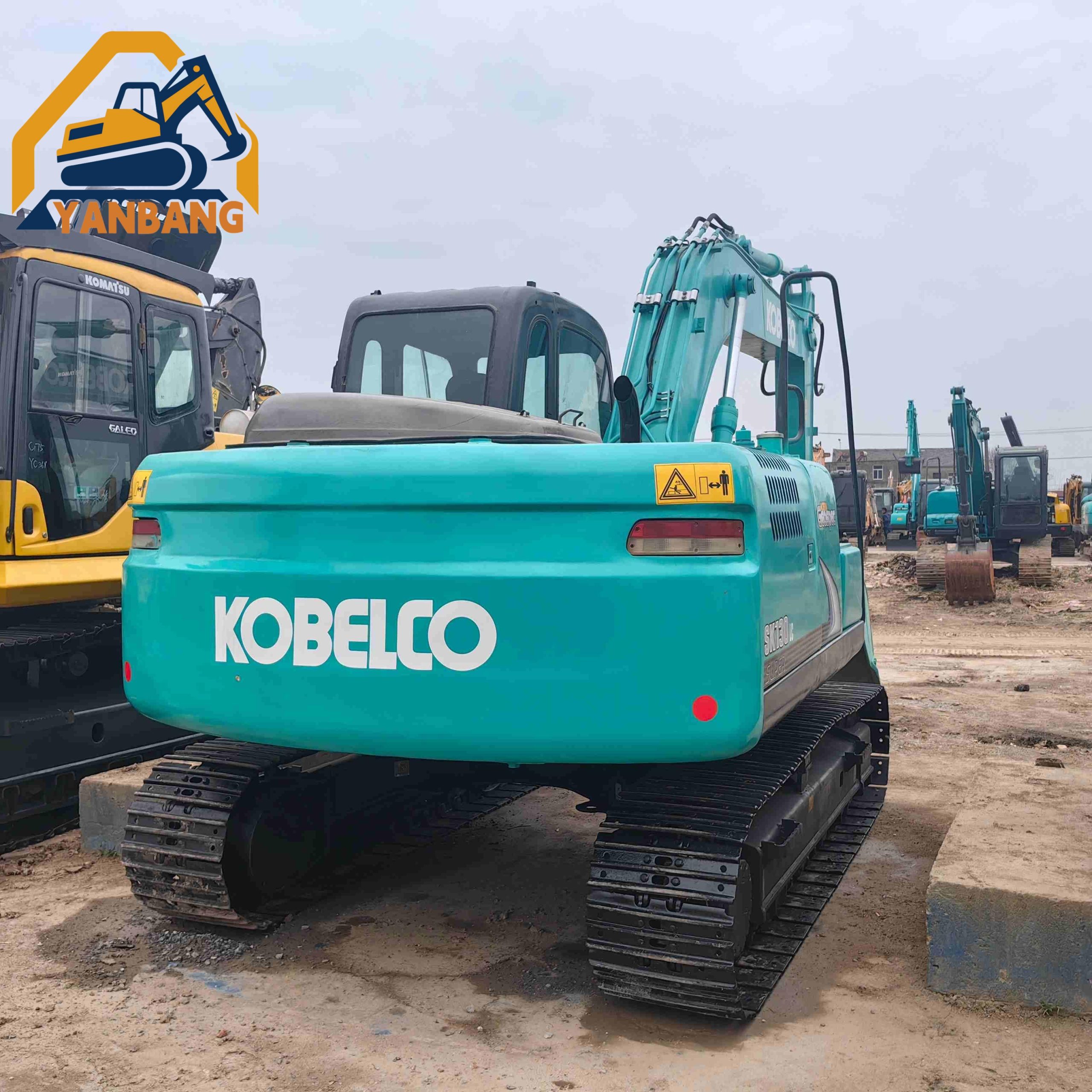 Used 13ton Kobelco SK135 Excavator In Stock-Yanbang Construction Machinery