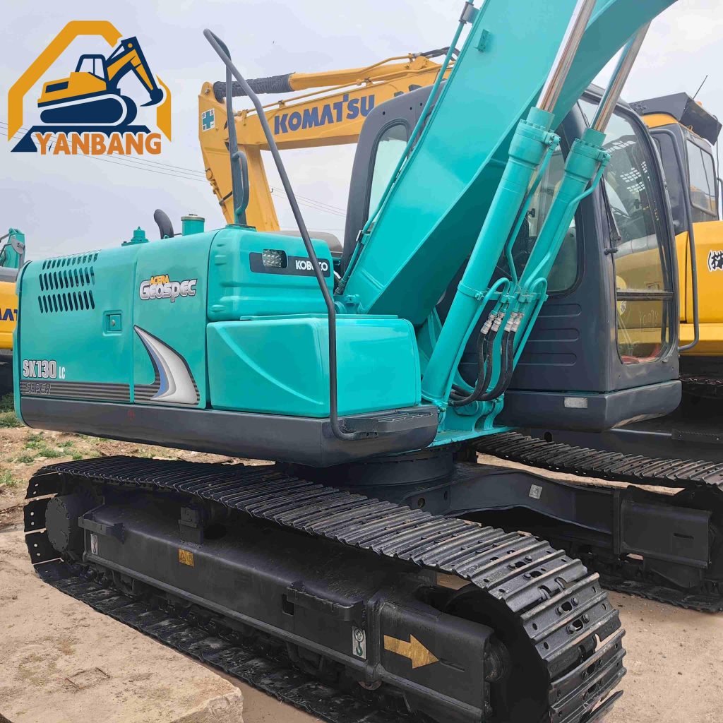 Used 13ton Kobelco SK135 Excavator In Stock-Yanbang Construction Machinery