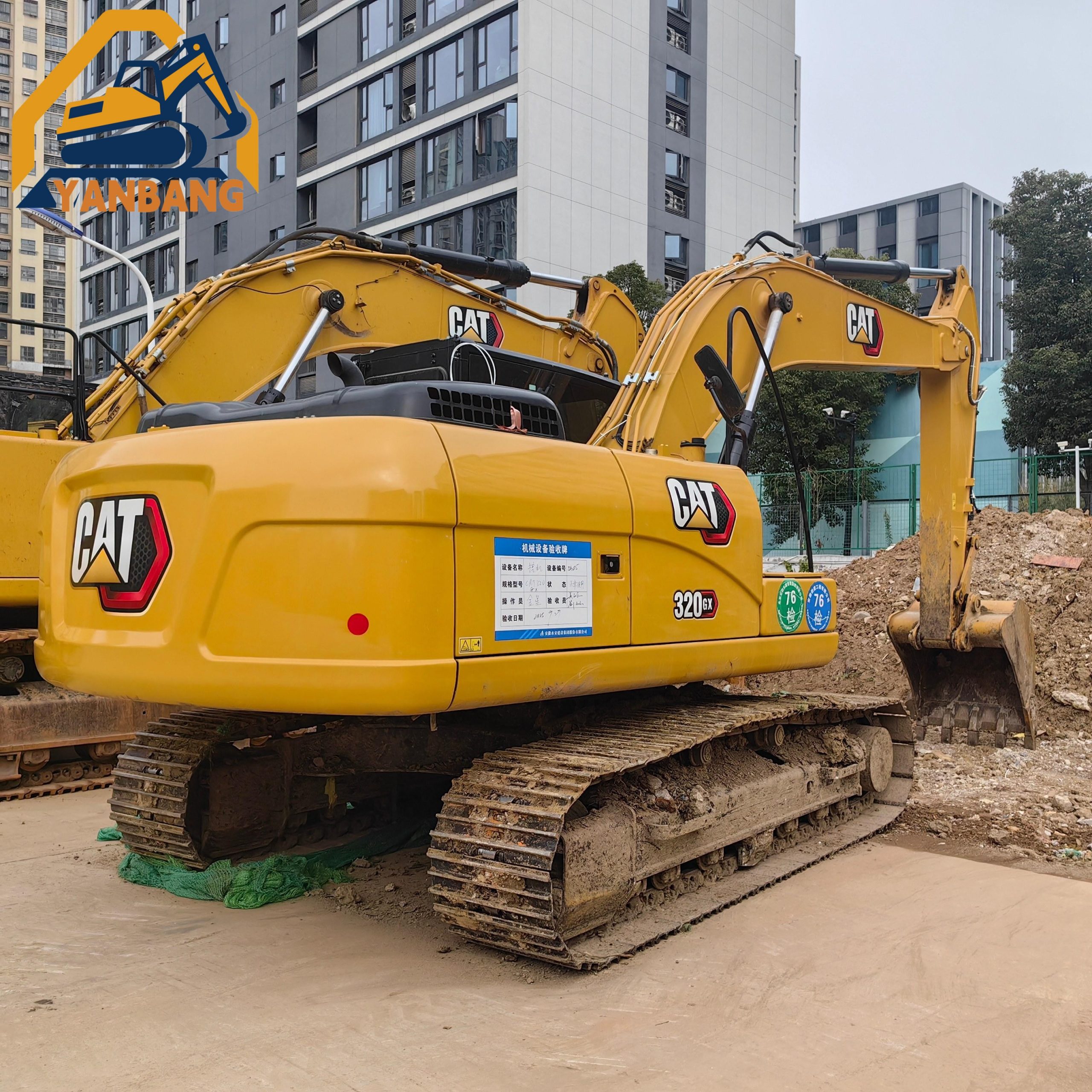 Used Engineering Cat 320GX 20ton Crawler Excavator-Yanbang Construction ...